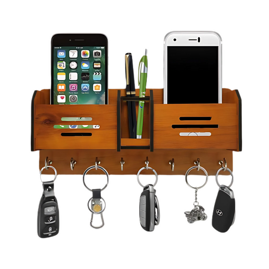 Wooden mobile holder