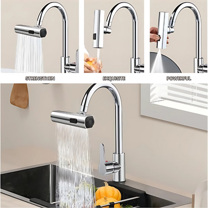 Multifunctional Kitchen Sink Waterfall Faucet